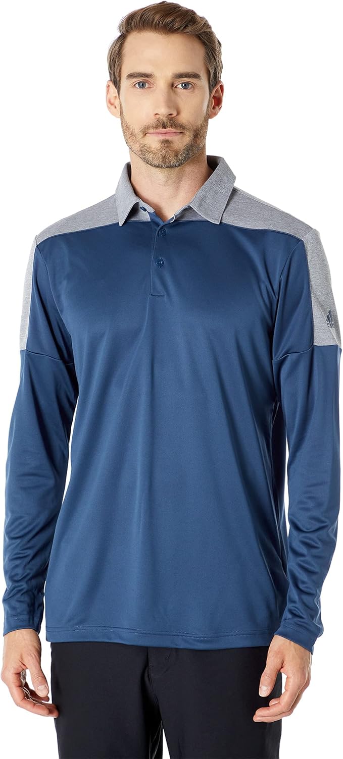 adidas 阿迪达斯 男士 primegreen 长袖 polo 衫【adi